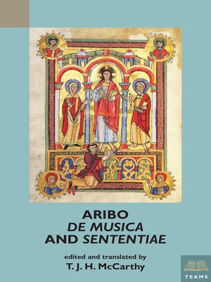 cover image of Aribo, De musica and Sententiae